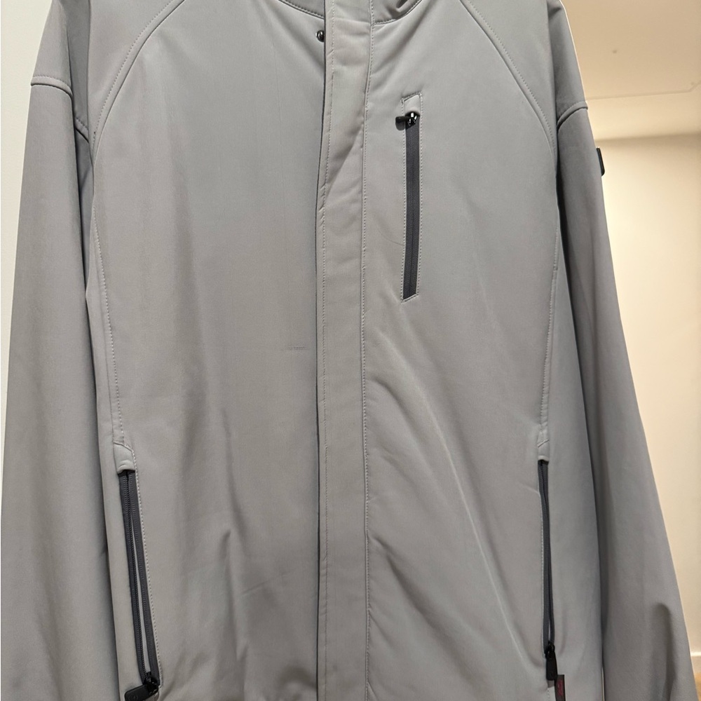 Tumi Men's Gray Windbreaker Jacket